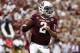 COLLEGE STATION, TX - SEPTEMBER 14: Johnny Manziel #2 of the Texas A&M Aggies looks to throw in the first quarter during a game against the Alabama Crimson Tide at Kyle Field on September 14, 2013 in College Station, Texas. (Photo by Scott Halleran/Gett