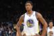 OAKLAND, CA - FEBRUARY 10: MarShon Brooks #2 of the Golden State Warriors in a game against the Philadelphia 76ers on February 10, 2014 at Oracle Arena in Oakland, California. NOTE TO USER: User expressly acknowledges and agrees that, by downloading and o