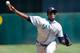 OAKLAND, CA - SEPTEMBER 03: Michael Pineda #36 of the Seattle Mariners pitches against the Oakland Athletics in the first inning during an MLB baseball game at O.co Coliseum on September 3, 2011 in Oakland, California. (Photo by Thearon W. Henderson/Gett