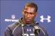 Feb 22, 2014; Indianapolis, IN, USA; Southern California wide receiver Marqise Lee speaks at the NFL Combine at Lucas Oil Stadium. Mandatory Credit: Pat Lovell-USA TODAY Sports