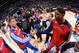 LOS ANGELES, CA - DECEMBER 18: Blake Griffin #32 of the Los Angeles Clippers and Anthony Davis #23 of the New Orleans Pelicans shake hands before a game on December 18, 2013 at STAPLES Center in Los Angeles, California. NOTE TO USER: User expressly acknow