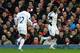 LIVERPOOL, ENGLAND - FEBRUARY 23: Wilfried Bony of Swansea City celebrates scoring his team's second goal during the Barclays Premier League match between Liverpool and Swansea City at Anfield on February 23, 2014 in Liverpool, England. (Photo by Clive
