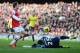 Rosicky quickens the game for Arsenal.
