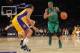 LOS ANGELES, CA - FEBRUARY 21: Rajon Rondo #9 of the Boston Celtics handles the ball against the Los Angeles Lakers at STAPLES Center on February 21, 2014 in Los Angeles, California. NOTE TO USER: User expressly acknowledges and agrees that, by downloadin