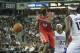 Feb 25, 2014; Sacramento, CA, USA; Houston Rockets shooting guard James Harden (13) passes the ball against the Sacramento Kings during the second quarter at Sleep Train Arena. Mandatory Credit: Ed Szczepanski-USA TODAY Sports