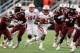 ORLANDO, FL - JANUARY 01: Melvin Gordon #25 of the Wisconsin Badgers runs for a big gain in the first half against the South Carolina Gamecocks during the Capital One Bowl on January 1, 2014 in Orlando, Florida. (Photo by Scott Halleran/Getty Images)