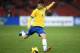 BEIJING, CHINA - OCTOBER 15: Oscar of Brazil controls the ball during the international friendly match between Brazil and Zambia at Beijing National Stadium on October 15, 2013 in Beijing, China. (Photo by Feng Li/Getty Images)