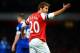 LONDON, ENGLAND - DECEMBER 08: Mathieu Flamini of Arsenal shows his frustration during the Barclays Premier League match between Arsenal and Everton at Emirates Stadium on December 8, 2013 in London, England. (Photo by Michael Regan/Getty Images)