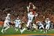 Jan 6, 2014; Pasadena, CA, USA; Florida State Seminoles wide receiver Kelvin Benjamin (1) catches a touchdown pass over Auburn Tigers cornerback Chris Davis (11) during the second half of the 2014 BCS National Championship game at the Rose Bowl. Mandator