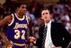 Magic Johnson took a harder line with teammates during the 1989-90 season, mirroring Pat Riley's dissatisfaction.