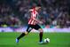BILBAO, SPAIN - SEPTEMBER 16: Aritz Aduriz of Athletic Club kicks the ball during the La Liga match between Athletic Club and RC Celta de Vigo at San Mames Stadium on September 16, 2013 in Bilbao, Spain. (Photo by David Ramos/Getty Images)