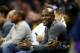 CHARLOTTE, NC - DECEMBER 14: Professional boxer Floyd Mayweather Jr. watches on during the game between the Los Angeles Lakers and Charlotte Bobcats at Time Warner Cable Arena on December 14, 2013 in Charlotte, North Carolina. NOTE TO USER: User express