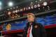 PIRAEUS, GREECE - FEBRUARY 25: Manchester United manager David Moyes looks on before the UEFA Champions League Round of 16 first leg match between Olympiacos FC and Manchester United at Karaiskakis Stadium on February 25, 2014 in Piraeus, Greece. (Photo