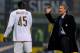 MILAN, ITALY - MARCH 15: Mario Balotelli receives instruction from Jose Mourinho of Inter during the Serie A match between Inter and Fiorentina at the Meazza Stadio on March 15, 2009 in Milan, Italy. (Photo by New Press/Getty Images)