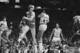 Center Kent Benson of Indiana grabs a rebound against Minnesota's Mychal Thompson.