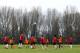 LONDON, ENGLAND - MARCH 04: A general view of two teams in action at Hackney Marshes on March 4, 2012 in London, England. Hackney Marshes in east London has been hosting Sunday league football since 1947 where the Hackney & Leyton Sunday League began. Th
