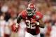 Jan 2, 2014; New Orleans, LA, USA; Alabama Crimson Tide linebacker C.J. Mosley (32) runs toward Oklahoma Sooners ball carrier during the second half of the Sugar Bowl at the Mercedes-Benz Superdome. Mandatory Credit: Chuck Cook-USA TODAY Sports