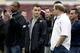 Johnny Manziel on the sidelines at the Texas A&M Pro Day as he has a personal workout set for March 27