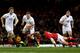 CARDIFF, WALES - MARCH 16: Wing Chris Ashton of England is tackled by Jamie Roberts of Wales during the RBS Six Nations match between Wales and England at Millennium Stadium on March 16, 2013 in Cardiff, Wales. (Photo by Alex Livesey/Getty Images)