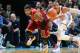 OKLAHOMA CITY, OK - FEBRUARY 26: Kyrie Irving #2 of the Cleveland Cavaliers goes after the ball against the Oklahoma City Thunder during an NBA game on February 26, 2014 at the Chesapeake Energy Arena in Oklahoma City, Oklahoma. NOTE TO USER: User express