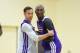 EL SEGUNDO, CA - DECEMBER 3: Kobe Bryant #24 of the Los Angeles Lakers looks to get open against Steve Nash #10 of the Los Angeles Lakers during practice on December 3, 2013 at Toyota Sports Center in El Segundo, California. NOTE TO USER: User expressly