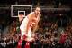 CHICAGO, IL - MARCH 9: Joakim Noah #13 of the Chicago Bulls during a game against the Miami Heat at the United Center in Chicago. NOTE TO USER: User expressly acknowledges and agrees that, by downloading and or using this photograph, User is consenting to