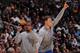 LOS ANGELES, CA - MARCH 6: Chris Paul #3 and Blake Griffin #32 of the Los Angeles Clippers react during a game against the Los Angeles Lakers at Staples Center on March 6, 2014 in Los Angeles, California. NOTE TO USER: User expressly acknowledges and agr