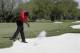 This is the shot that sent Woods' back into spasms on Sunday.