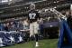 Nov 28, 2013; Arlington, TX, USA; Dallas Cowboys defensive tackle Jason Hatcher (97) runs on the field before the game against the Oakland Raiders during a NFL football game on Thanksgiving at AT&T Stadium. Dallas beat Oakland 31-24. Mandatory Credit: Tim
