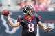 HOUSTON, TX - DECEMBER 22: Matt Schaub #8 of the Houston Texans looks for a receiver in the third quarter against the Denver Broncos at Reliant Stadium on December 22, 2013 in Houston, Texas. (Photo by Bob Levey/Getty Images)
