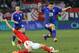 ST GALLEN, SWITZERLAND - MARCH 05: Ricardo Rodriguez of Switzerland (L) challenges Mateo Kovacic of Croatia (R) during the international friendly match between Switzerland and Croatia at the AFG Arena on March 5, 2014 in St Gallen, Switzerland. (Photo by
