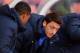 STOKE ON TRENT, ENGLAND - MARCH 01: Mesut Ozil of Arsenal takes his seat on the bench prior to the Barclays Pemier League match between Stoke City and Arsenal at the Britannia Stadium on March 1, 2014 in Stoke on Trent, England. (Photo by Michael Regan/