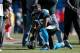 CHARLOTTE, NC - JANUARY 12: Steve Smith #89 of the Carolina Panthers warms up prior to the NFC Divisional Playoff Game against the San Francisco 49ers at Bank of America Stadium on January 12, 2014 in Charlotte, North Carolina. (Photo by Kevin C. Cox/Ge