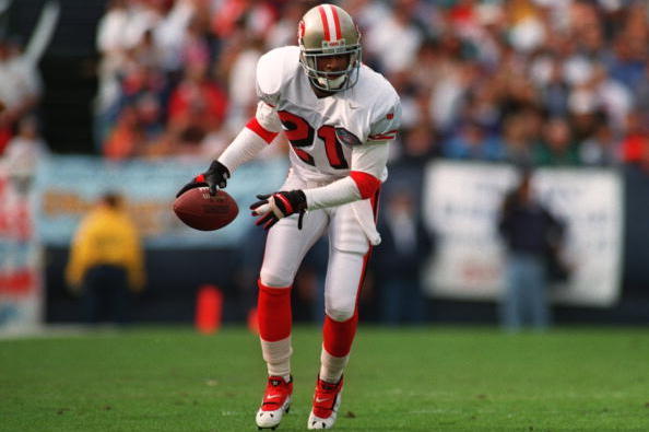 December 17, 1994 - San Francisco, California, U.S - San Francisco 49ers  vs. Denver Broncos at Candlestick Park Saturday, December 17, 1994. 49ers  beat Broncos 42-19. San Francisco 49ers running back Dexter