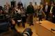 Uli Hoeness appears in court as he is tried for tax evasion.