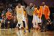Mar 1, 2014; Knoxville, TN, USA; Tennessee Volunteers guard Jordan McRae (52) brings the ball up court against the Vanderbilt Commodores during the first half at Thompson-Boling Arena. Mandatory Credit: Randy Sartin-USA TODAY Sports