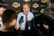 LOS ANGELES, CA - MARCH 9: Mike D'Antoni of the Los Angeles Lakers speaks to the media before a game against the Oklahoma City Thunder at STAPLES Center on March 9, 2014 in Los Angeles, California. NOTE TO USER: User expressly acknowledges and agrees tha