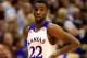 LAWRENCE, KS - NOVEMBER 22: Andrew Wiggins #22 of the Kansas Jayhawks in action during the game against the Towson Tigers at Allen Fieldhouse on November 22, 2013 in Lawrence, Kansas. (Photo by Jamie Squire/Getty Images)