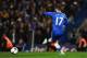 LONDON, ENGLAND - MARCH 08: Eden Hazard of Chelsea scores his team's second goal from the penalty spot during the Barclays Premier League match between Chelsea and Tottenham Hotspur at Stamford Bridge on March 8, 2014 in London, England. (Photo by Mike