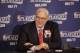 DALLAS, TX - MAY 8: Head Coach Phil Jackson of the Los Angeles Lakers speaks to the media after the game against the Dallas Mavericks in Game Four of the Western Conference Semifinals in the 2011 NBA Playoffs on May 8, 2011 at the American Airlines Cente