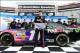 Mar 14, 2014; Bristol, TN, USA; NASCAR Sprint Cup Series driver Denny Hamlin after winning the pole award during qualifying for the Food City 500 at Bristol Motor Speedway. Mandatory Credit: Andrew Weber-USA TODAY Sports