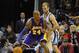 Dec 17, 2013; Memphis, TN, USA; Memphis Grizzlies shooting guard Nick Calathes (12) guards Los Angeles Lakers shooting guard Kobe Bryant (24) during the second quarter at FedExForum. Mandatory Credit: Justin Ford-USA TODAY Sports
