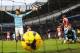 MANCHESTER, ENGLAND - FEBRUARY 22: Stoke City keeper Asmir Begovic looks on as David Silva celebrates after team mate Yaya Toure has scored the winning goal during the Barclays Premier League match between Manchester City and Stoke City at the Etihad St