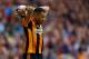 HULL, ENGLAND - MARCH 15: Liam Rosenior of Hull City in action during the Barclays Premier League match between Hull City and Manchester City at the KC Stadium on March 15, 2014 in Hull, England. (Photo by Paul Thomas/Getty Images)