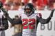 TAMPA, FL - NOVEMBER 17: Cornerback Asante Samuel #22 of the Atlanta Falcons looks for a call against the Tampa Bay Buccaneers November 17, 2013 at Raymond James Stadium in Tampa, Florida. Tampa won 41- 28. (Photo by Al Messerschmidt/Getty Images)