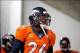 Jan 12, 2014; Denver, CO, USA; Denver Broncos cornerback Champ Bailey (24) against the San Diego Chargers during the 2013 AFC divisional playoff football game at Sports Authority Field at Mile High. Mandatory Credit: Mark J. Rebilas-USA TODAY Sports