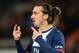PARIS, FRANCE - JANUARY 31: Zlatan Ibrahimovic of Paris Saint-Germain FC during the Ligue 1 match between Paris Saint-Germain FC and FC Girondins de Bordeaux at Parc des Princes on January 31, 2014 in Paris, France. (Photo by Shaun Botterill/Getty Image