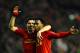LIVERPOOL, ENGLAND - JANUARY 28: Daniel Sturridge (R) of Liverpool is congratulated by teammate Luis Suarez (L) after scoring his team's third goal during the Barclays Premier League match between Liverpool and Everton at Anfield on January 28, 2014 in L