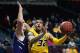 LAS VEGAS, NV - NOVEMBER 28: Jabari Brown #32 of the Missouri Tigers is fouled as he shoots against Alex Olah #22 of the Northwestern Wildcats during the Continental Tire Las Vegas Invitational at the Orleans Arena on November 28, 2013 in Las Vegas, Neva
