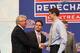 Sather, Gorton, and Chris Kreider on draft day.